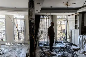 تصاویری جدید از خانه‌های تخریب شده در تهران 