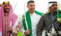 حضور رونالدو با لباس عربی در تمرین النصر