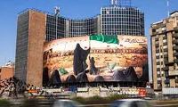 تصویر محسن چاوشی به دیوارنگاره ولیعصر رسید