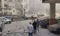 تصاویر هولناک از حمله امروز اسرائیل به بیروت