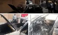 ۲ نفر بخاطر آتش سوزی خودرو در قم سوختند