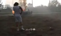 شوک در تمرین داماش؛ خودروی گلر آتش گرفت!