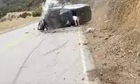 زنده ماندن معجزه‌آسای راننده BMW بعد از تصادف وحشتناک 