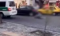 اولین اظهارات زن رشتی پس از جنجال پرت‌شدن از ون پلیس