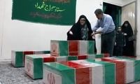 لحظاتی از وداع خانواده‌های شهدای حمله اسرائیل 