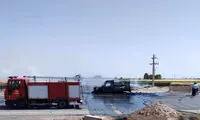 علت حریق خودروی حمل مهمات در ورامین اعلام شد