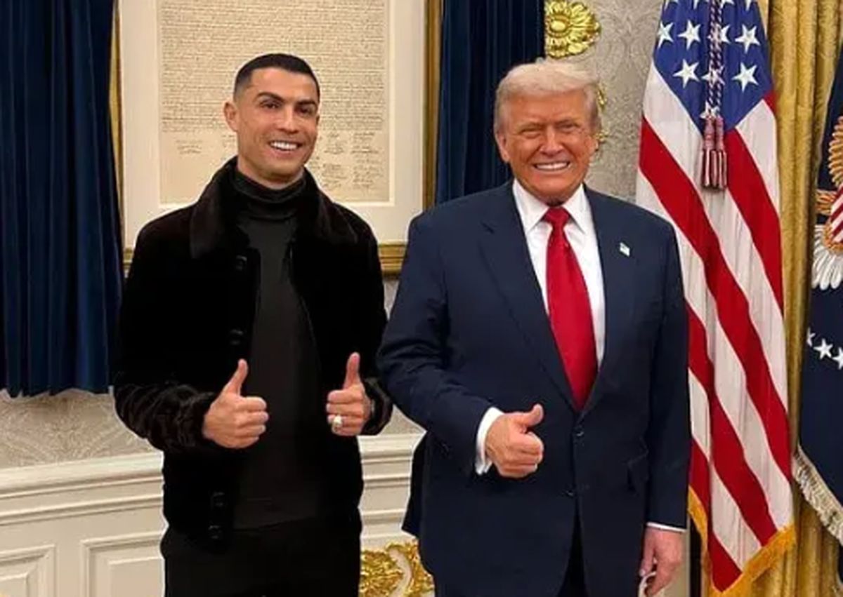 ویدئویی از دیدار ترامپ و رونالدو که پربازدید شد