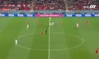لحظه گل اول آمریکا به ولز 