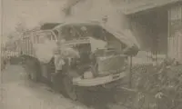 یک کامیون مغازه‌های خیابان سبلان را ویران کرد