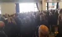 شعار جنجالی تندروها علیه ظریف در نماز جمعه تهران