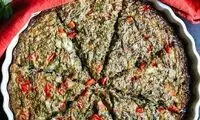 طرز تهیه کوکو لوبیا سبز با گوشت چرخ‌ کرده تبریزی