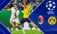 خلاصه بازی دورتموند - آث میلان 