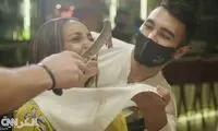 سرو عجیب استیک طلا با سربازان مسلح