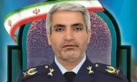 ادای احترام نظامی دختر شهید خلبان مصطفوی به تابوت پدرش