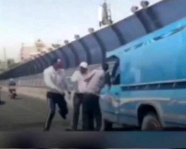 ویدیوی تکان‌دهنده و خبرساز از برخورد پلیس با یک راننده