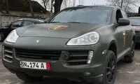 اوکراینی‌ها با این پورشه لوکس چه کار کردند؟