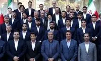 بدرقه ملی‌پوشان فوتبال ایران با حضور رئیسی