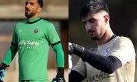 یکی از این دو دروازه‌بان آبی‌پوش می‌شوند