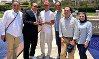 تصویری از تفریح گواردیولا و خانواده‌اش در مصر