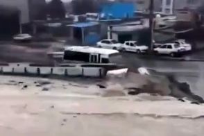 بندرعباس در سیل غرق شد