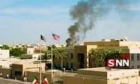دود از سفارت آمریکا در کویت بلند شد