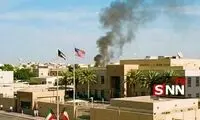 دود از سفارت آمریکا در کویت بلند شد