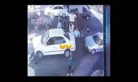 ویدئوی هولناک از تصادف با پژو 405 در یک پمپ بنزین