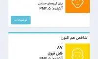 کیفیت هوای تهران قابل قبول شد