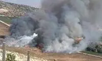 تصاویری از خمپاره باران اسرائیل توسط حزب‌الله