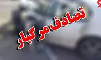 ۶ سرنشین پراید در تصادف با خاور جان باختند