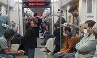 ویدئو جالبی که از مترو تهران وایرال شد
