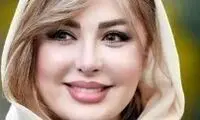 سلفی جدید نیوشا ضیغمی با آرایش غلیظ