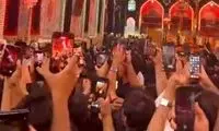 ورود پیکر رهبر شهید به حرم امام حسین (ع)
