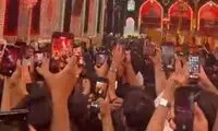 ورود پیکر رهبر شهید به حرم امام حسین (ع)