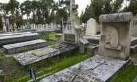 تصاویر آرامستان قدیمی ارتدکس در جنوب پایتخت