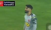 لب‌خوانی فحش بیرانوند به مدافعان پرسپولیس!