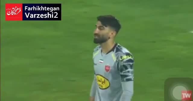 لب‌خوانی فحش بیرانوند به مدافعان پرسپولیس!