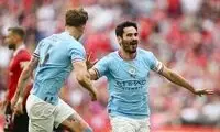 اهدای جام قهرمانی FA CUP به منچسترسیتی