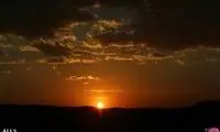 تصویر کارت پستالی و دیدنی از غروب زیبای یزد