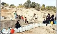 این منطقه ایران پنج روز است که آب ندارد