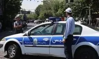  رقص جالب پلیس هنگام باد کردن تایر خودرو!