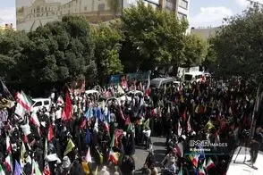 یک تصویر خاص از حضور لوتی‌ها در رزمایش جانفدا