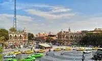 عکس دیدنی از میدان حسن آباد تهران در دهه 20