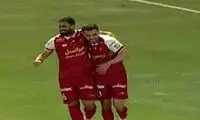 گل استثنایی در بازی پرسپولیس که لج آبی‌ها را درآورد