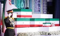 خانواده 5 نفره امام خمینی در مراسم امروز حاضر شدند