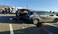 عکسی از تصادف عجیب مقابل پارک قیطریه