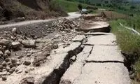 تصاویری از رانش شدید زمین در سوادکوه