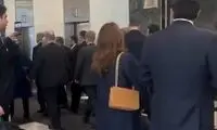 لحظه برخورد پزشکیان و سفیر اسرائیل در سازمان ملل