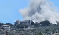 تصاویر حمله اسرائیل به شهرک المنصوری لبنان