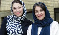 تیپ تمام مشکی ستاره و لاله اسکندری در یک مراسم 